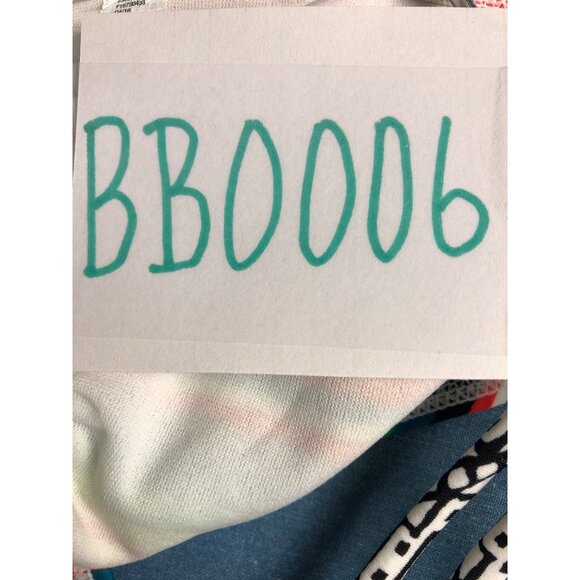 Xhilaration Womens Bikini Bottoms Size XS Multi Colored Striped Ruched Back - Picture 12 of 12